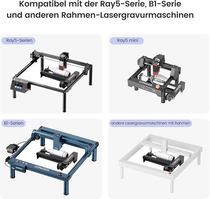 Longer Laser Engraver Rotary Roller