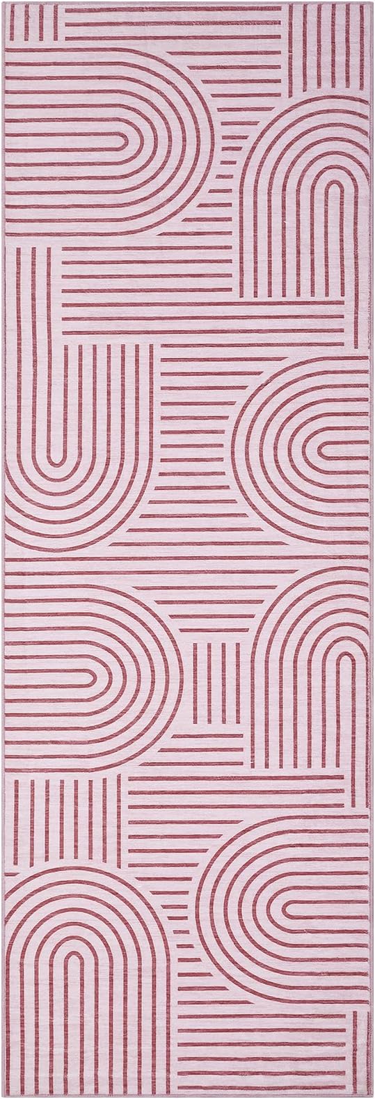 ROYHOME Modern Rug 2x6 Runners for Hallways, Abstract Kitchen Runner Rugs Non