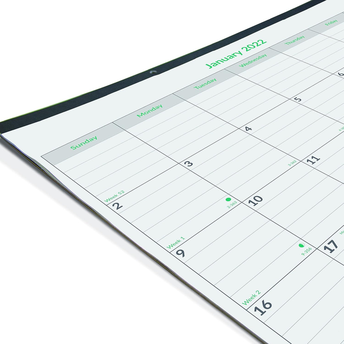 Brownline 2022 EcoLogix Monthly Desk Pad Calendar, 12 Months, January to December, 22" x 17", Recycled (C177437-22)