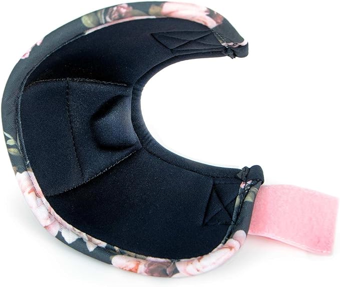 Jeffers Expression No Turn Bell Boots for Horses - Rose Garden, Large | Shock Absorbing Hoof Protection | Secure Double Hook & Loop Closure, Perfect for Turnout, Training, & Riding - 1 Pair