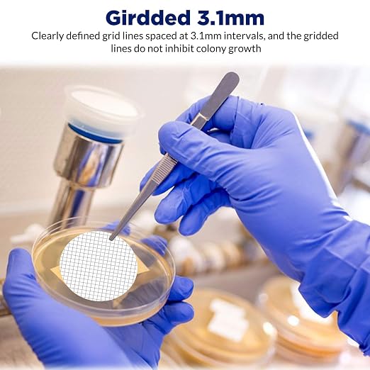 Membrane Solutions MCE Gridded Membrane Filter, Mixed Cellulose Esters Membrane