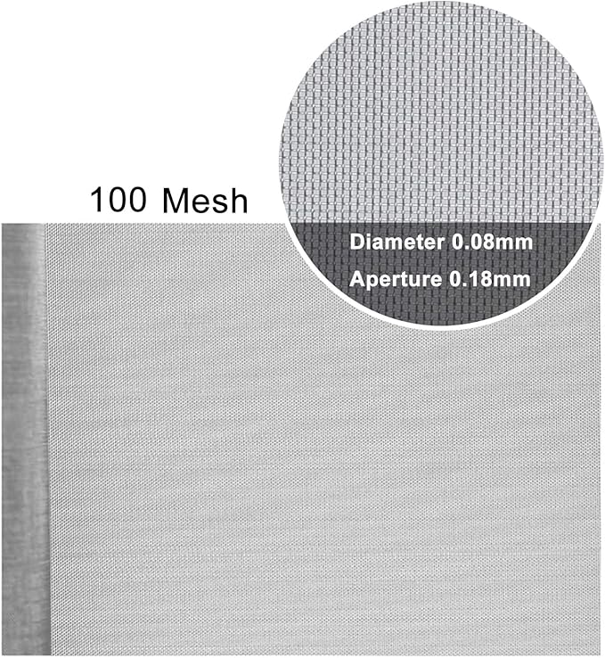 Stainless Steel Woven Wire Mesh Stainless Steel Wire Mesh 100 Fine Screen