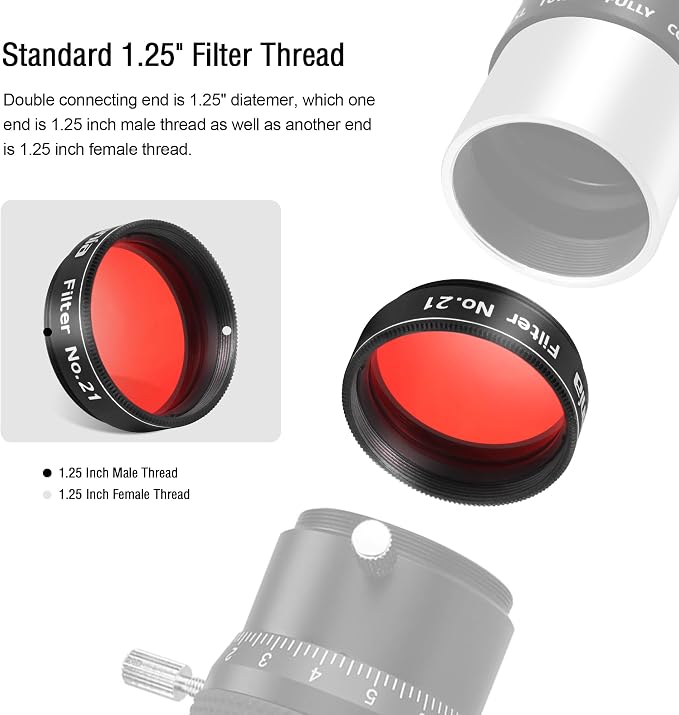 Astromania Telescope Filter, 1.25 Inches Planetary Filter