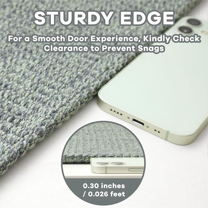 EARTHALL Extra Long Runner Rug 3x16 Ft Washable Runners