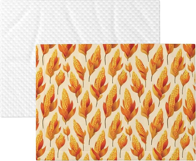 Waterproof Dog Blanket Soft Pet Blanket for Puppy Cat, Fleece Cat Throw Blankets for Furniture Bed Couch Sofa Reversible - Corn Kernels 2