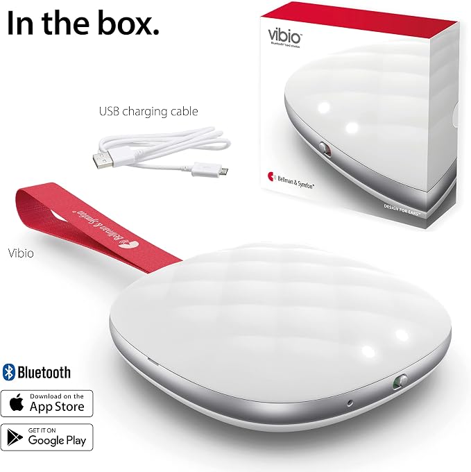 Bellman & Symfon Vibio Bluetooth Bed Shaker – Silent Vibrating Travel Alarm