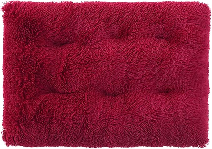 Dog Crate Mat, Dog Bed for Large Dogs, Comfy Fluffy Kennel Pad Anti-Slip for Dog beds & Furniture, Quilted Dog Bed for Pets for Medium/Small Dogs Cats (Color : Green, Size : 20x14.9)