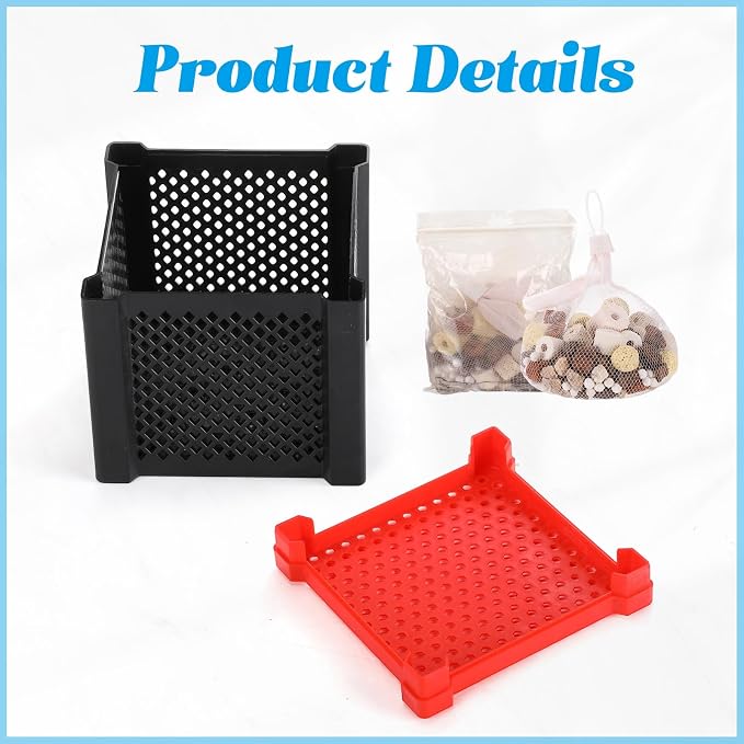 Hortsun 2 Pcs Pure Cube Water Trough Filter
