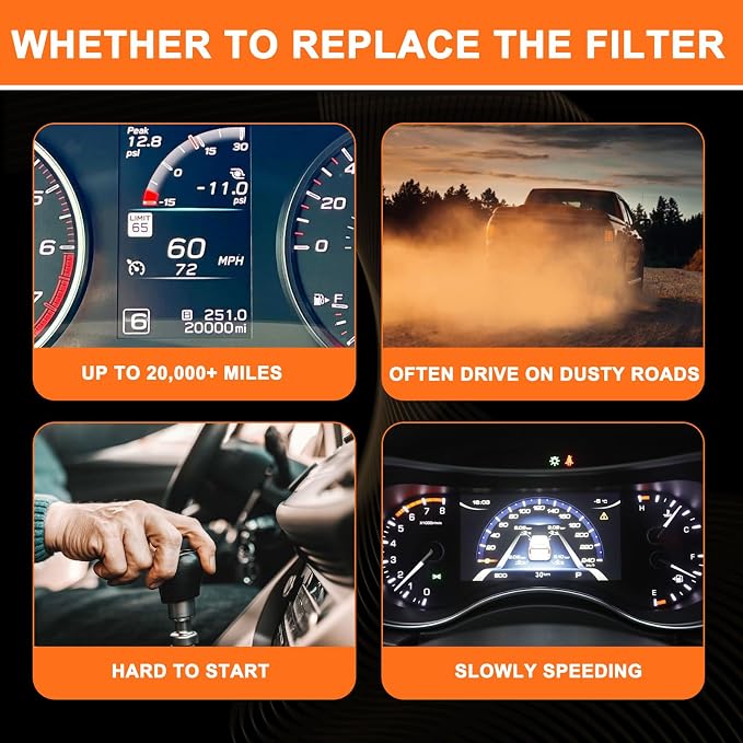 Oil Filter and Fuel Filter Water Separator Set Compatible