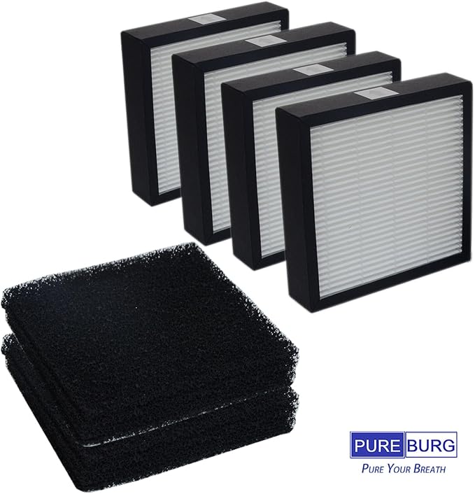 PUREBURG Replacement Filter Set Compatible