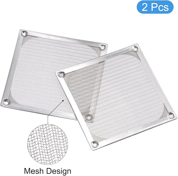 MECCANIXITY 120mm Computer Fan Filter Grills Stainless Steel Mesh Dustproof