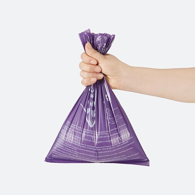 Amazon Basics Premium Lavender Scented Standard Dog Waste Bags, 900 bags,15 Count (Pack of 60)