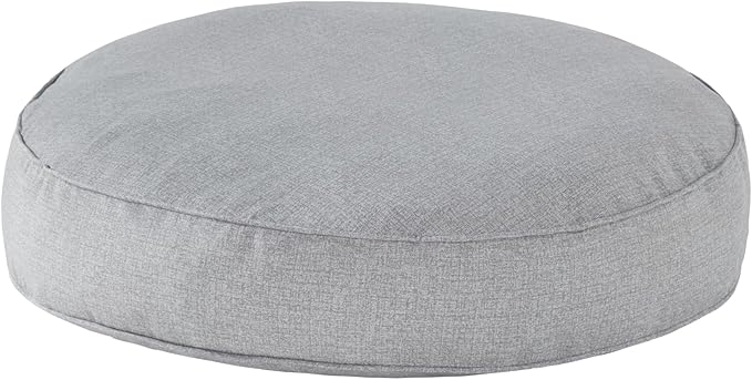 Gordie Round Indoor/Outdoor Pillow Style Dog Bed, Cement, Medium