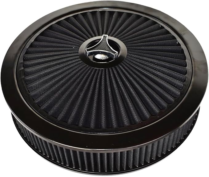 A-Team Performance High Flow Throttle Body Air Intake Filter - 14 in x 3 in