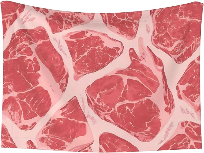 Waterproof Dog Blanket Soft Pet Blanket for Puppy Cat, Fleece Cat Throw Blankets for Furniture Bed Couch Sofa Reversible - Red Meat