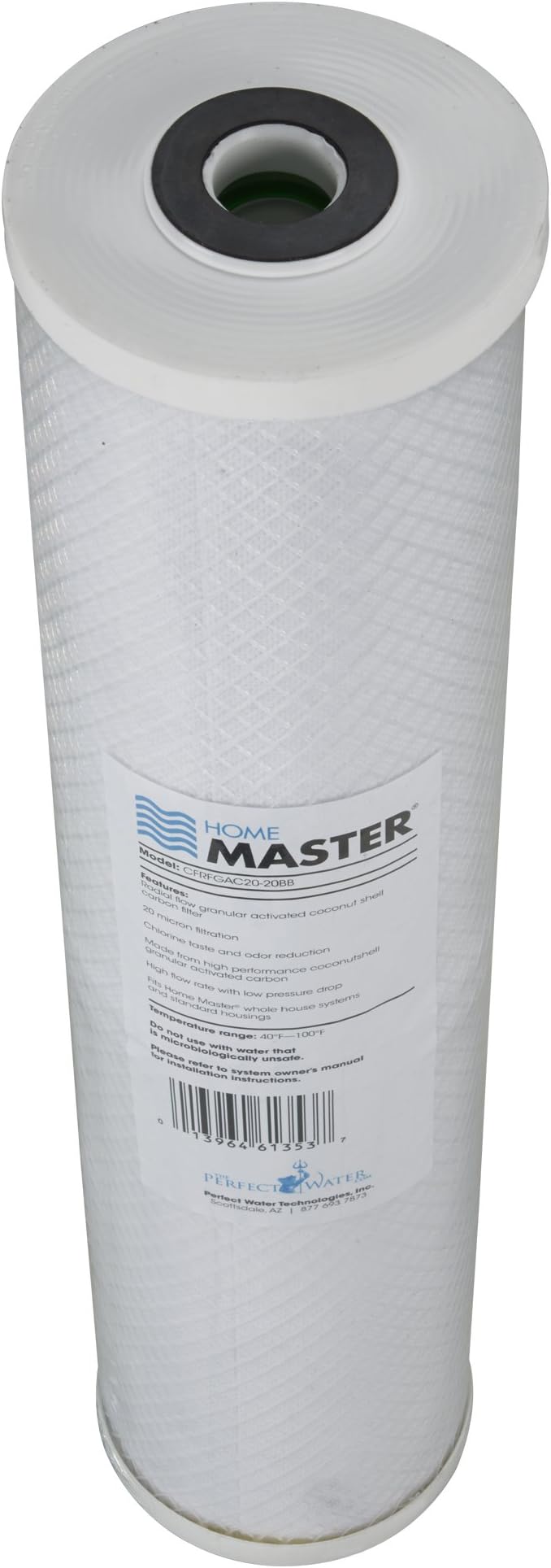 Home Master CFRFGAC20-20BB Replacement Whole House Water Filter, High Flow 20gpm