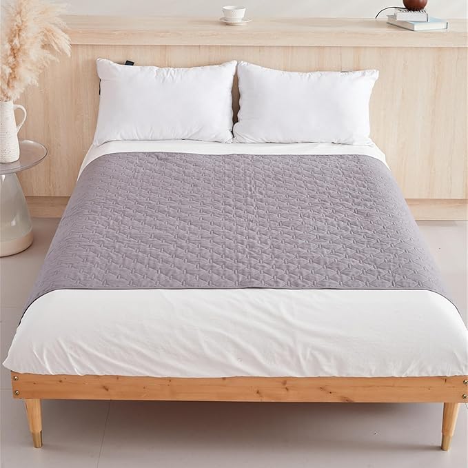GIBZ Waterproof Dog Bed Blanket Cover Anti Slip Pet Furniture Protector Washable Large Washable Quilted Mat for Indoor, Khaki, 200x305cm