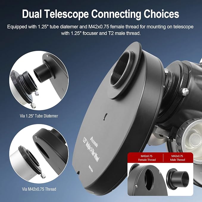 Astromania Telescope Filter Drawer, Telescope Accessories Compatible