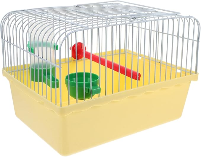 VANZACK Cage, Portable Bird Travel Cage with Food and Water Box - Pet Cage Carrier Easy Travel for Small Birds Like Parakeets and Cockatiels