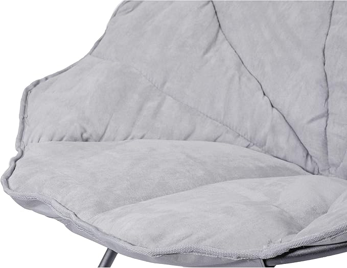 Elegant Home Fashions Pet Bed with Microfiber Cover Cushion, Grey (PET-1003)