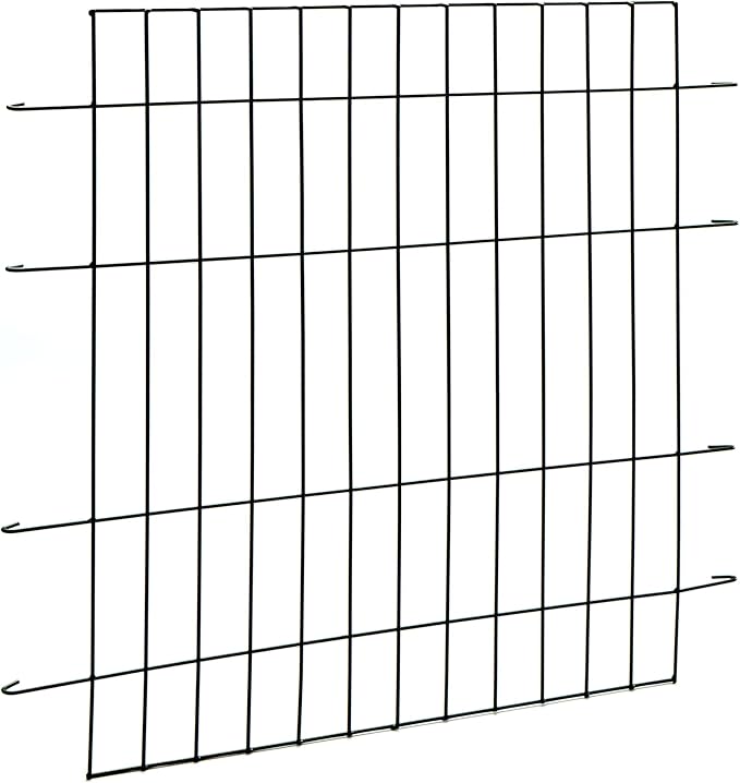 Carlson Pet Products Double Door Metal Dog Crate with Divider, Small 24" Dog Crate for Small Dogs & Puppies, Foldable Collapsible Dog Kennel with Removable Tray, Wire Dog Cage for Training & Travel