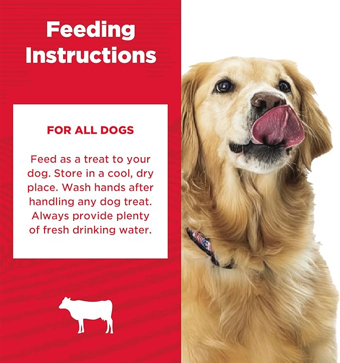 Country Kitchen Rawhide Free Beef Rings Dog Chews, Made with Real Beef, Highly Digestible, Gluten Free, 7 Count