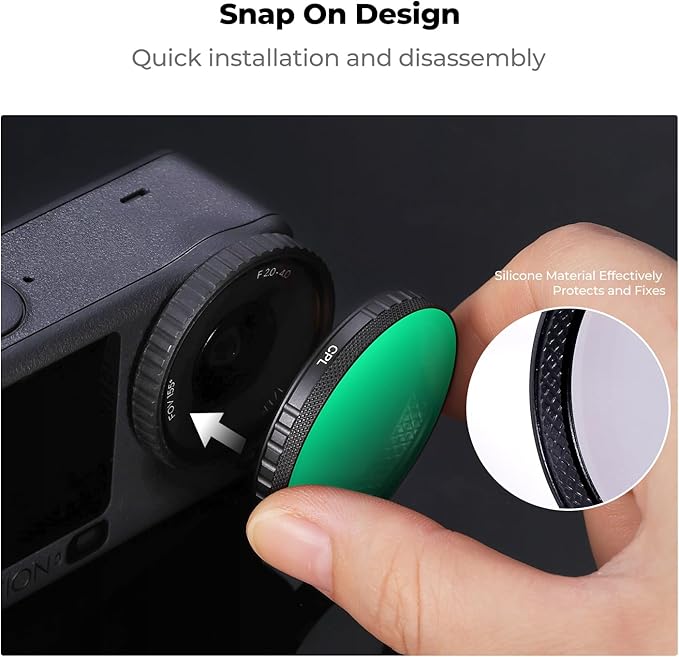 K&F CONCEPT Snap On CPL ND Filter Kit