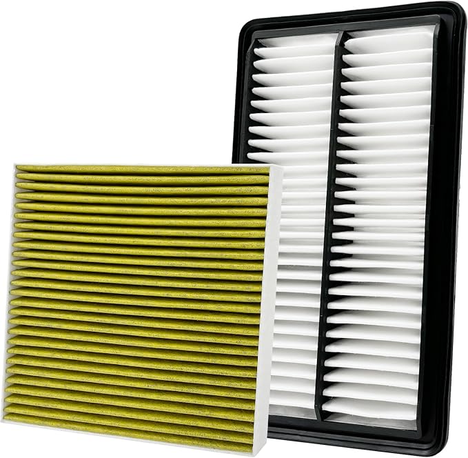2Pcs Cabin Engine Air Filter Kits JM802 JM1722 Fits