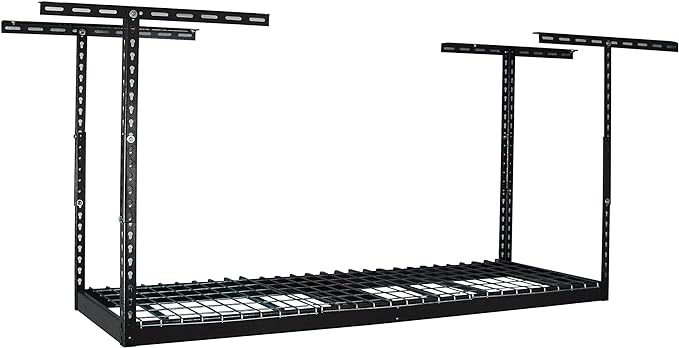 MonsterRAX - 2x6 Overhead Storage Rack (Hammertone, 18"-33" Ceiling Drop Down)