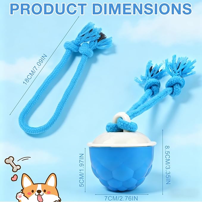 Interactive Dog Toys,2026 Upgraded Motion Activated Automatic Rolling Ball Toys for Small/Medium/Large Dogs Balls,Interactive Dog Ball for Boredom to Keep Them Busy,With USB Rechargeable (Blue)