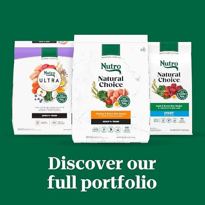 Nutro Natural Choice Large Breed Puppy Dry Dog Food, Chicken and Brown Rice Recipe, 30 lbs.