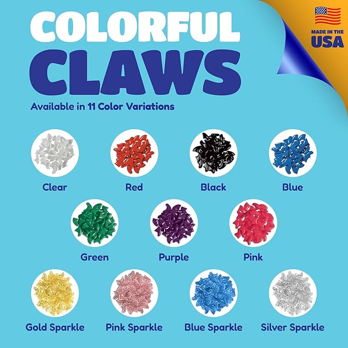 Soft Claws Cat Nail Caps for Medium Cats – (40 Caps, Purple) - Veterinarian-Developed | Protects Furniture & Skin - Easy to Apply, Long-Lasting Anti-Scratch Soft Cat Claw Covers