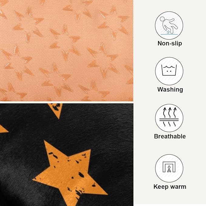 Pet Bed Halloween Moon Night Sky Bats Dog Bed Mat Absorbing Non Slip Pad Pet Sleeping Mat for Small, Medium, and Large Dogs Puppy Cat 36 in x 24 in