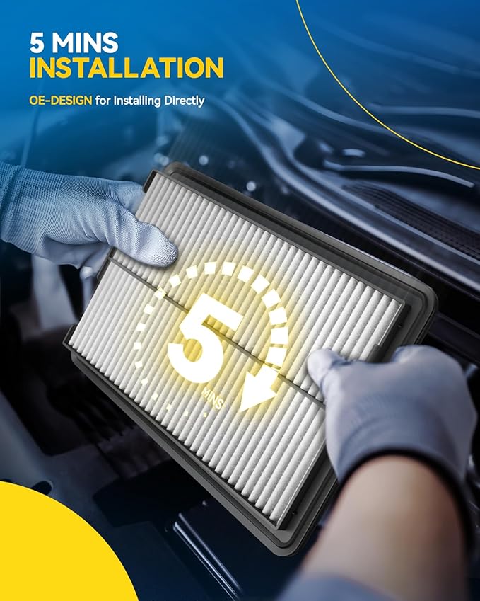 PHILTOP Engine Air Filter, CA10885 Compatible