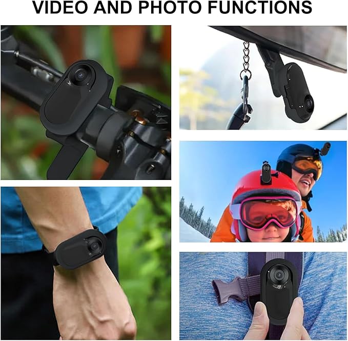 ASHATA HD 1080P Cat Collar Camera, Pet DV Camera 170 Degree Wide Angle Lens, Dog Collar Camera Sport Action Camera for Cats Dogs Outdoor Inoor Puppy Supplies Birthday, ASHATA9eazqg3rc4