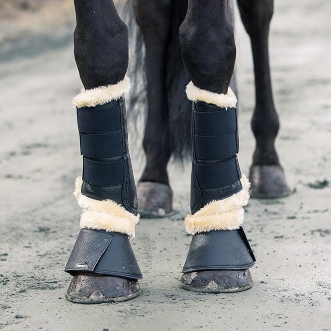 HORZE Signature Bell Boots - Black - L
