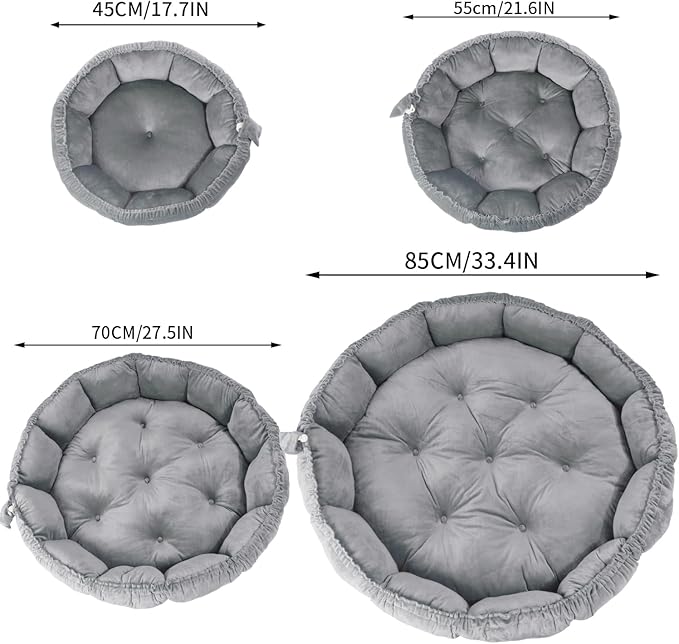 Dog Beds, Couch Cover for Dogs Washable,Round Dog Bed