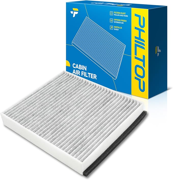PHILTOP Cabin Air Filter w/Activated Carbon, Compatible