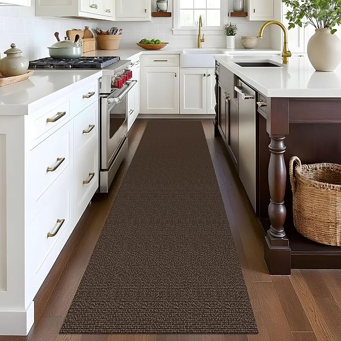 EARTHALL Washable Runner Rug 2x8 Ft Non Slip Runners