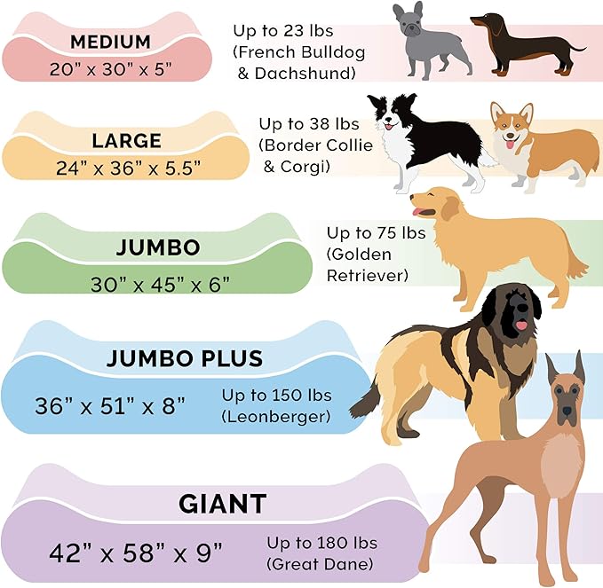 Furhaven Memory Foam Dog Bed for Extra Large Dogs w/ Removable Washable Cover, For Dogs Up to 180 lbs - Ultra Plush Faux Fur & Suede Luxe Lounger Contour Mattress - Cream, Giant/XXXL