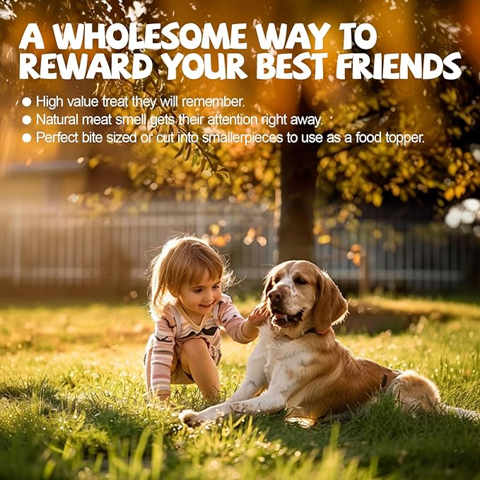 ASMPET Dog Duck Jerky Treats, Made with 100% Real Duck Breast, High Protein & Grain Free