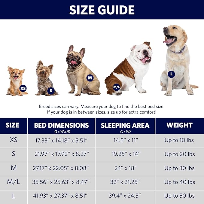MidWest Homes for Pets Orthoperdic Egg-Crate Nesting Pet Bed w/ Teflon Fabric Protector, Large Gray