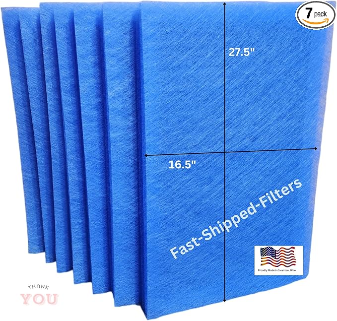 Fast-Shipped-Filters 7 Pack Replacement Filter Pads Compatible