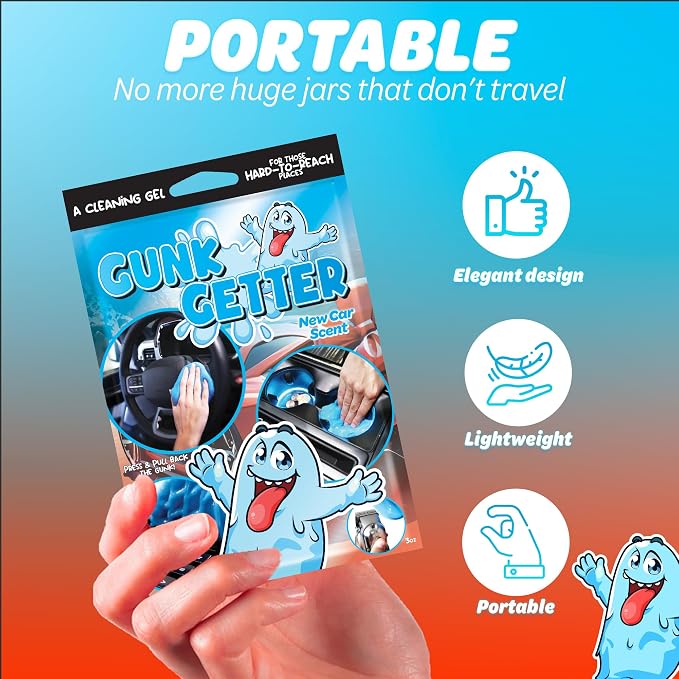 Cleaning Gel for Those Hard to Reach Places, Automotive Cup Holder Electronic