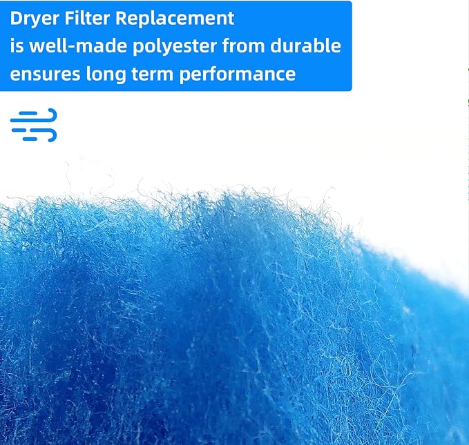 12-Pack Dryer Filter Replacement, Compatible
