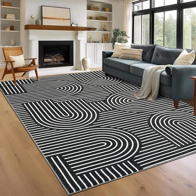 ROYHOME Washable Rug 10x13 Area Rugs