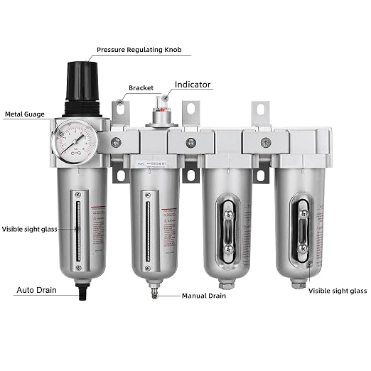 NANPU 1/2" NPT Industrial Grade 4 Stage Air Drying System