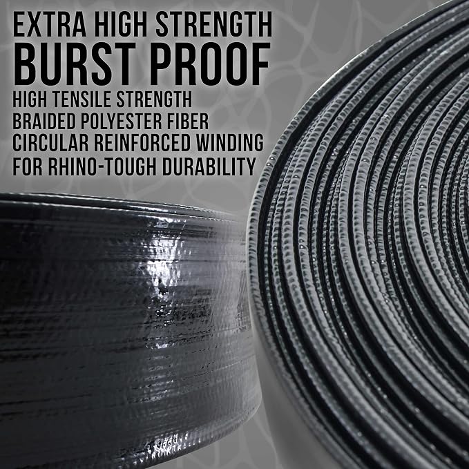 U.S. Pool Supply Pool Backwash Hose 1 1/2 Inch Diameter x 25 Feet