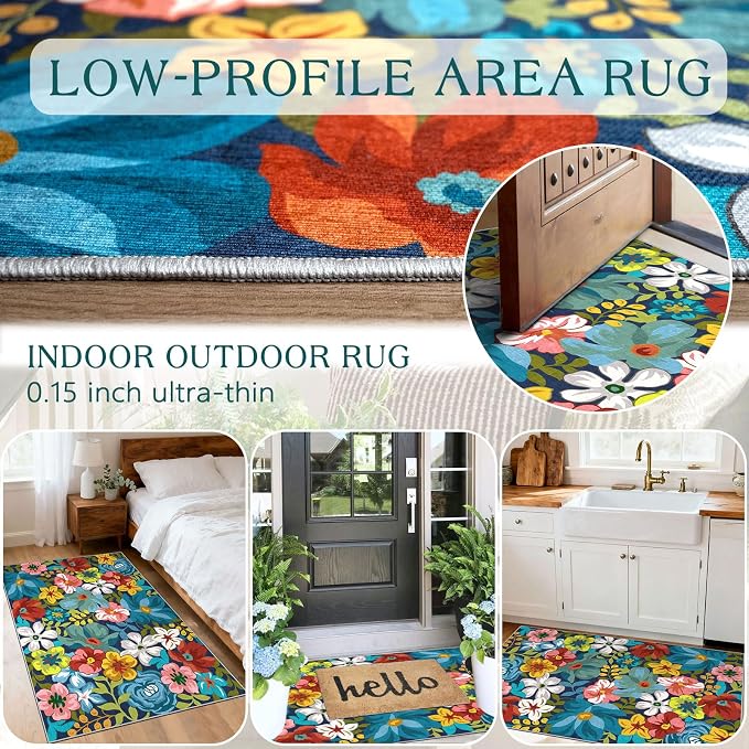 Floral Outdoor Rug