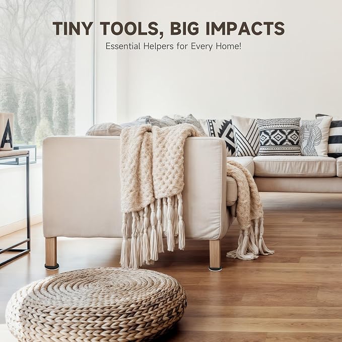 CO-Z 24pcs Felt Furniture Sliders